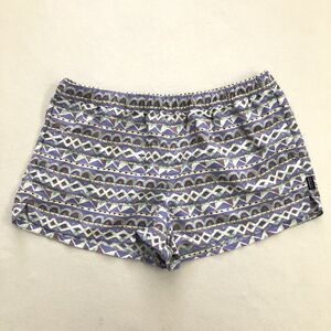Patagonia Women Valengeo Light Violet Blue Barely Baggies 2.5" Shorts 57043 XL